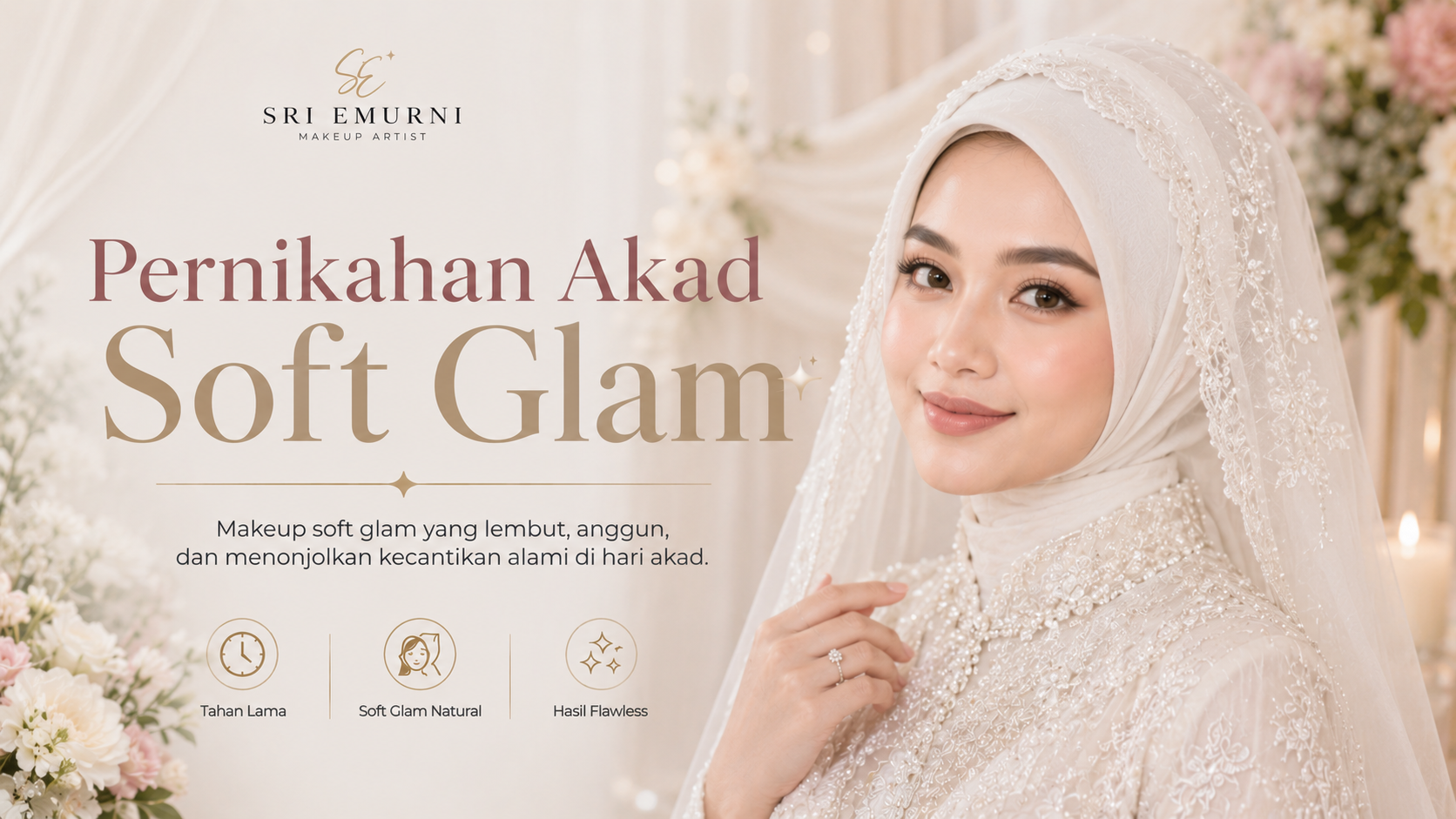 Pernikahan Akad Soft Glam